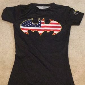 UA Batman fitted heatgear shirt